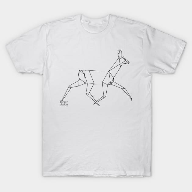 Origami Deer T-Shirt by mnutz